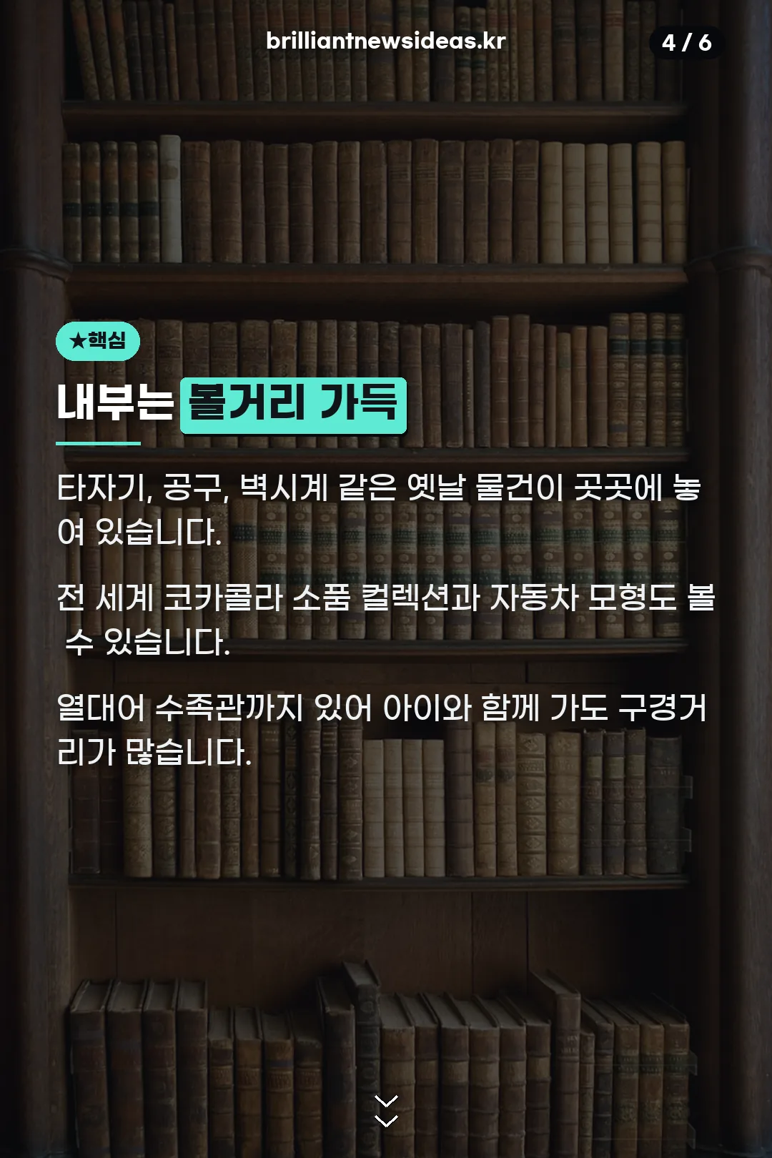 내부 볼거리 가득