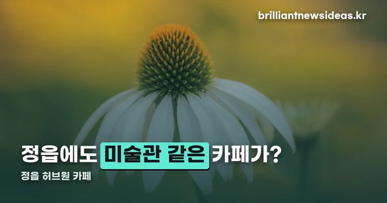 정읍 허브원 카페 정리 썸네일